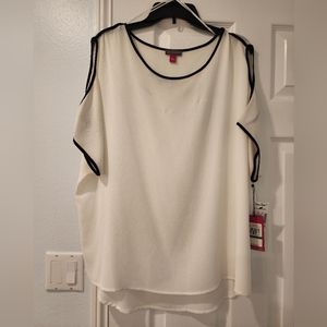 Vince Camuto Cold Shoulder Top